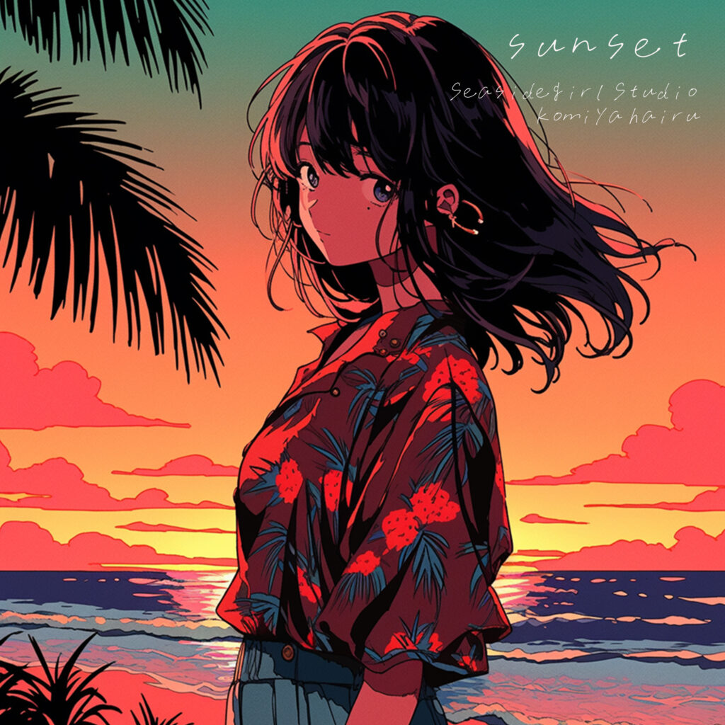 “Seasidegirl Studio&komiya hairu”「sunset(feat. komiya hairu)」